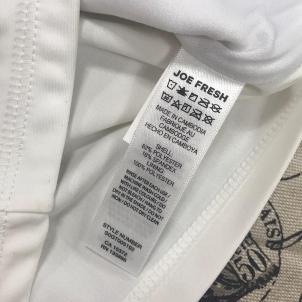 Joe Fresh Cherry Raglan Rashguard Swim Top - Picture 7 of 7